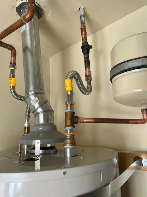Water heater installation and plumbing repair in Shroyer Park